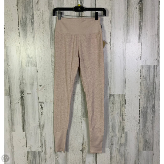 Athletic Leggings By Alo In Orange & Tan, Size: S