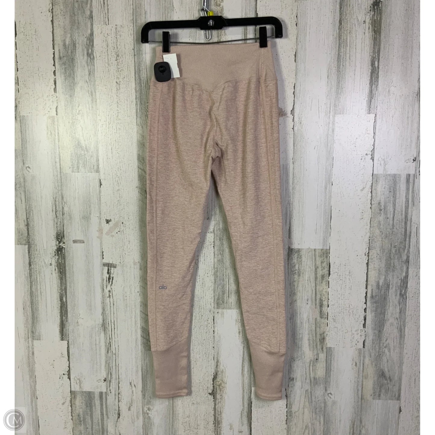 Athletic Leggings By Alo In Orange & Tan, Size: S