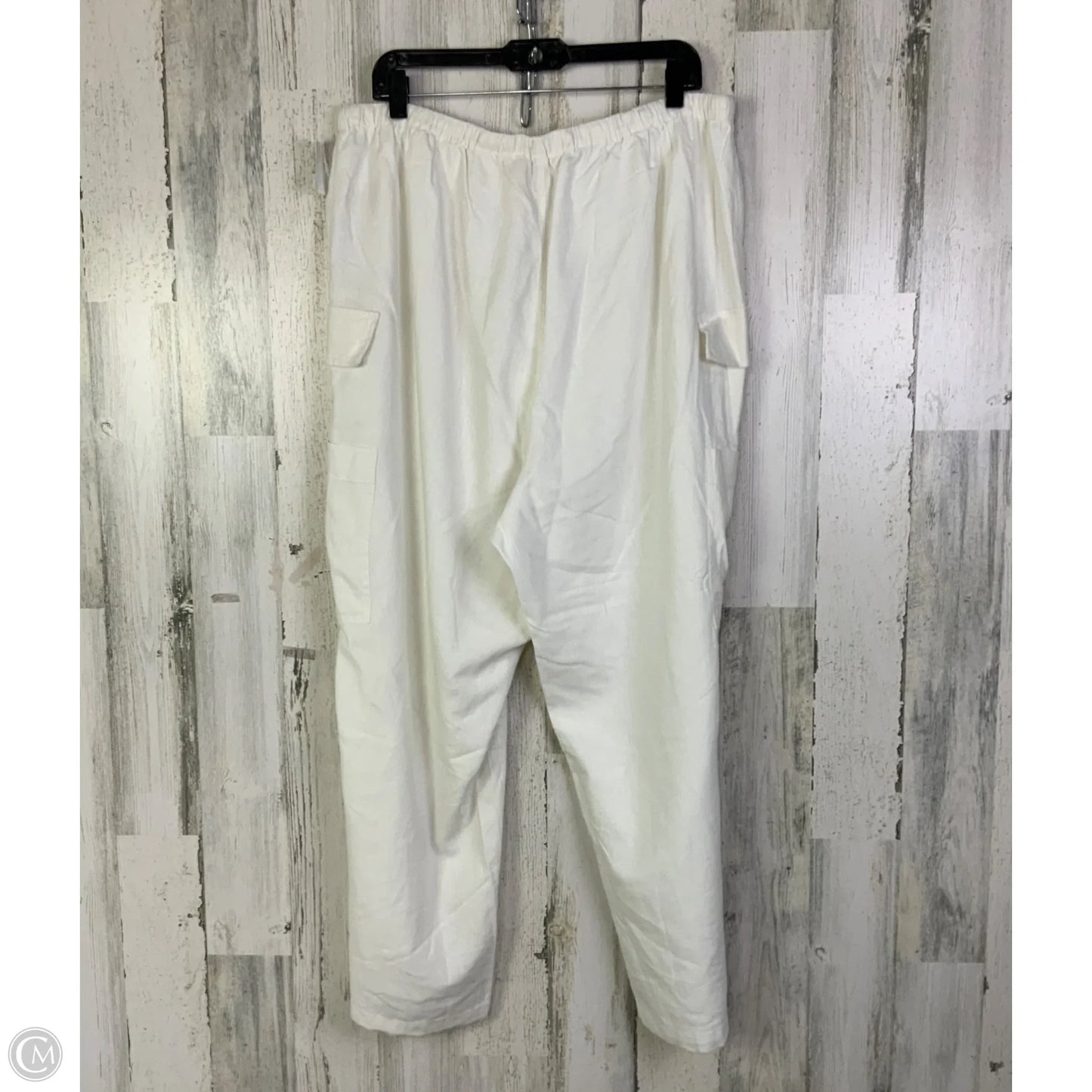 Pants Wide Leg By Philosophy In White, Size: 22