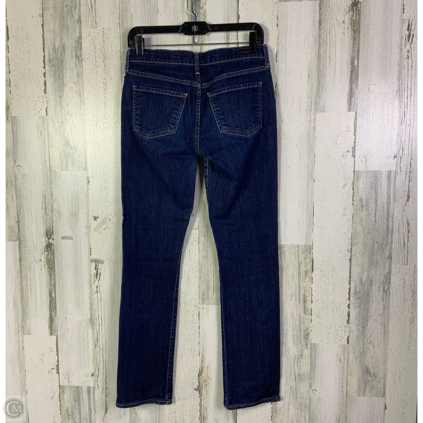 Jeans Straight By Citizens Of Humanity In Blue Denim, Size: 4