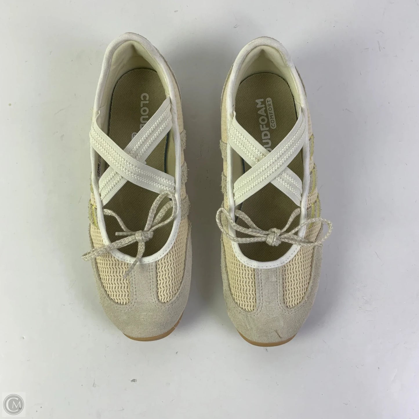 Shoes Flats By Adidas In Taupe, Size: 8