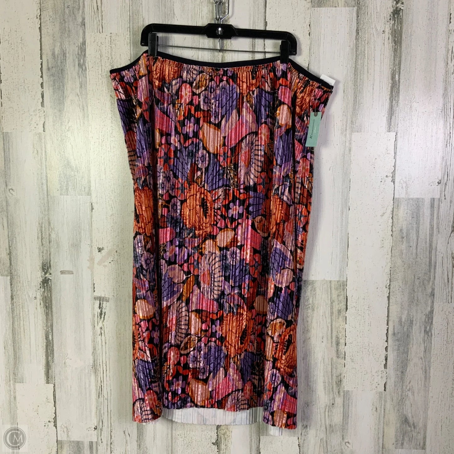 Skirt Maxi By Maeve In Orange & Purple, Size: 26