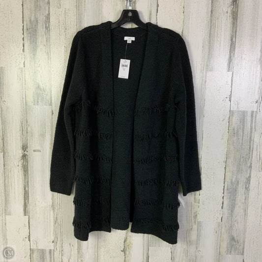 Sweater Cardigan By J. Jill In Black, Size: M