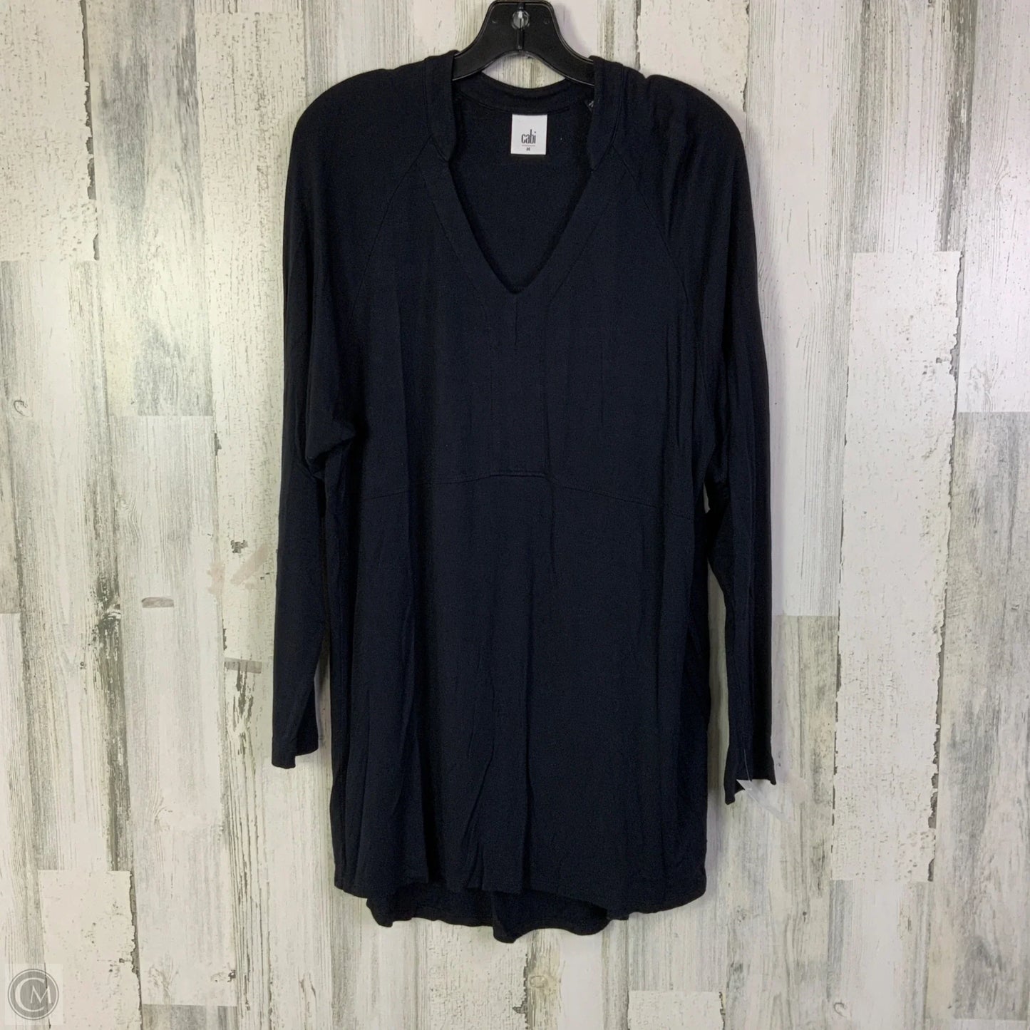 Tunic Long Sleeve By Cabi In Black, Size: M