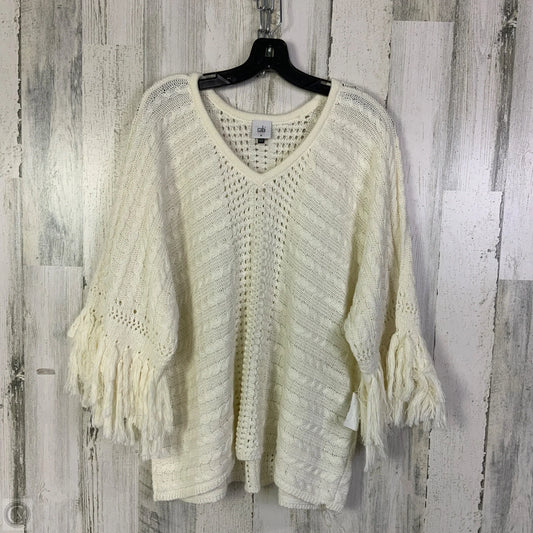 Sweater By Cabi In Cream, Size: M