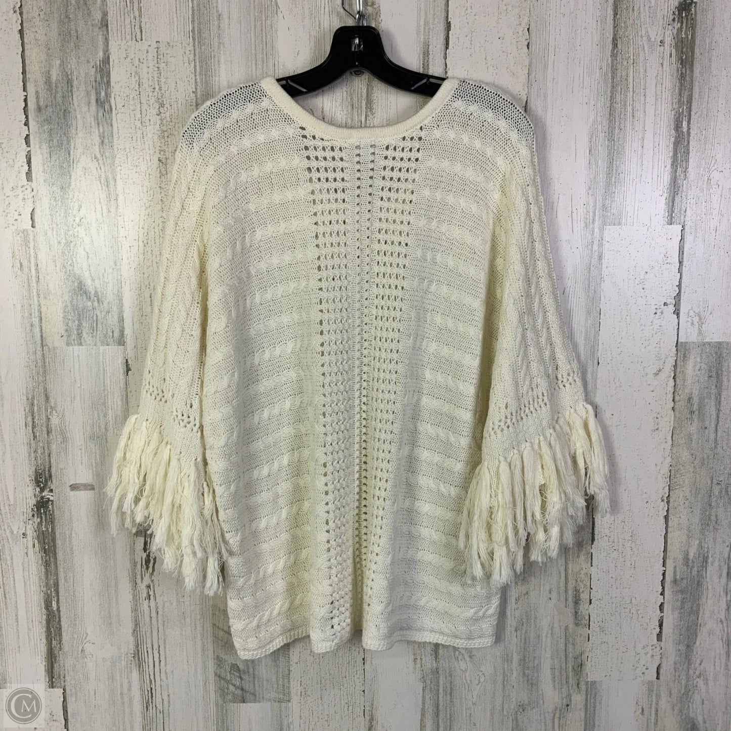 Sweater By Cabi In Cream, Size: M
