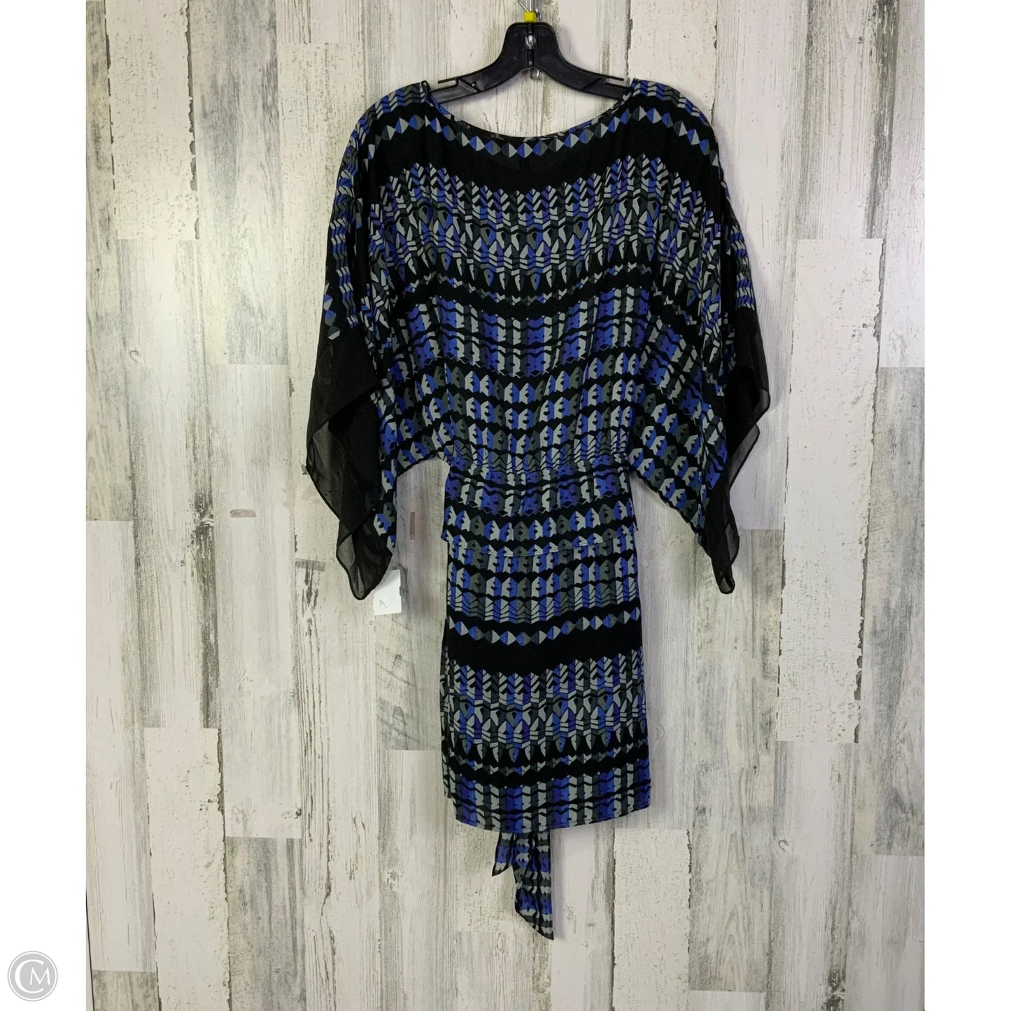 Dress Casual Short By Bcbg In Black & Blue, Size: S