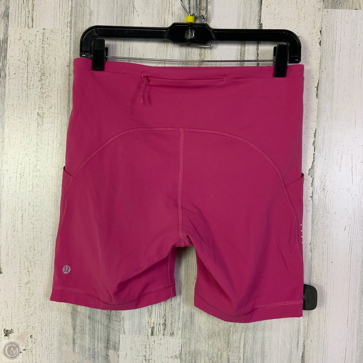 Athletic Shorts By Lululemon In Pink, Size: 10