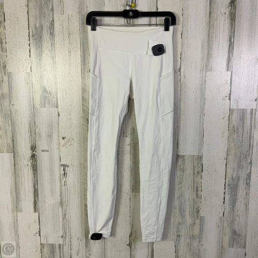 Athletic Leggings By Lululemon In White, Size: 6