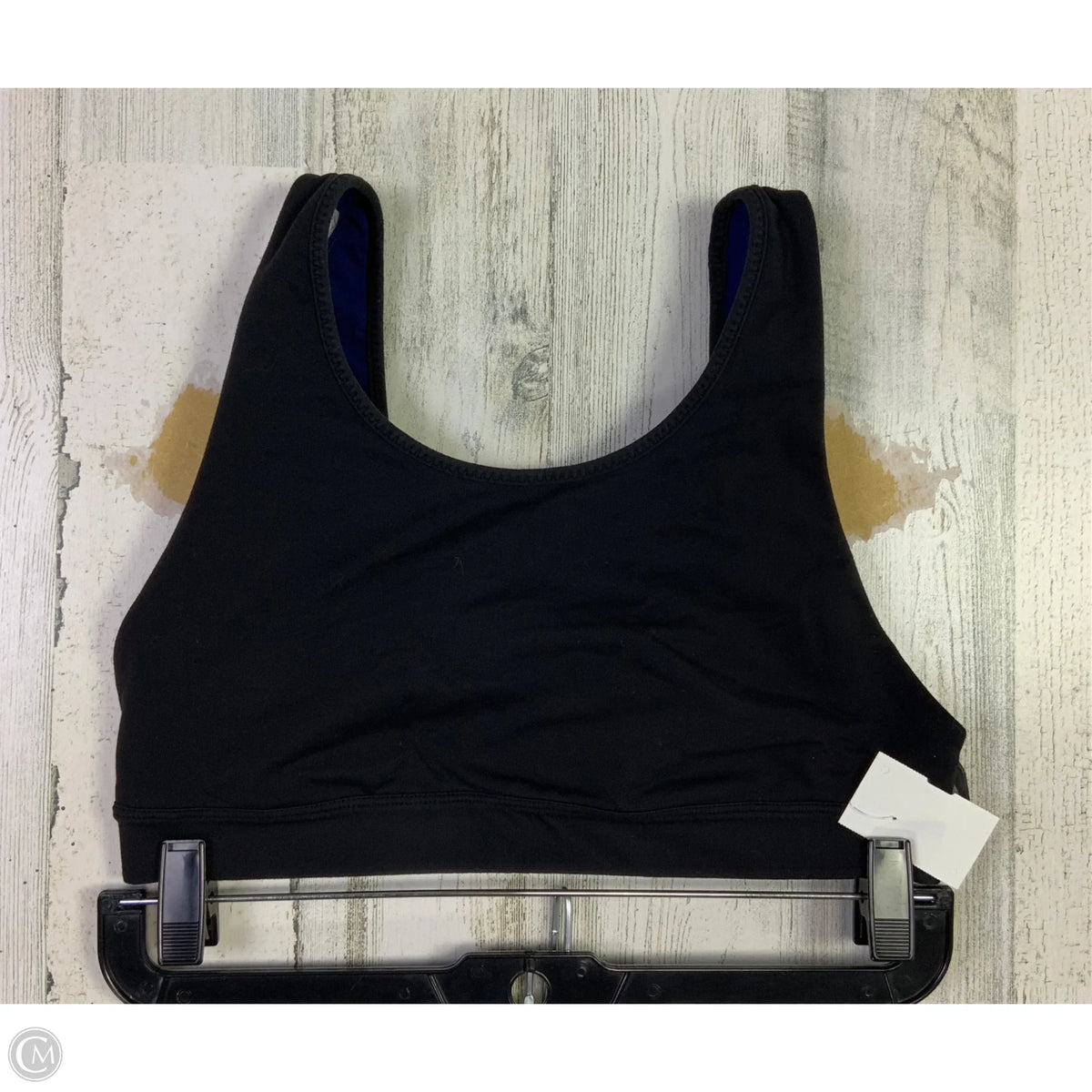 Athletic Bra By Lululemon In Black & Blue, Size: 8