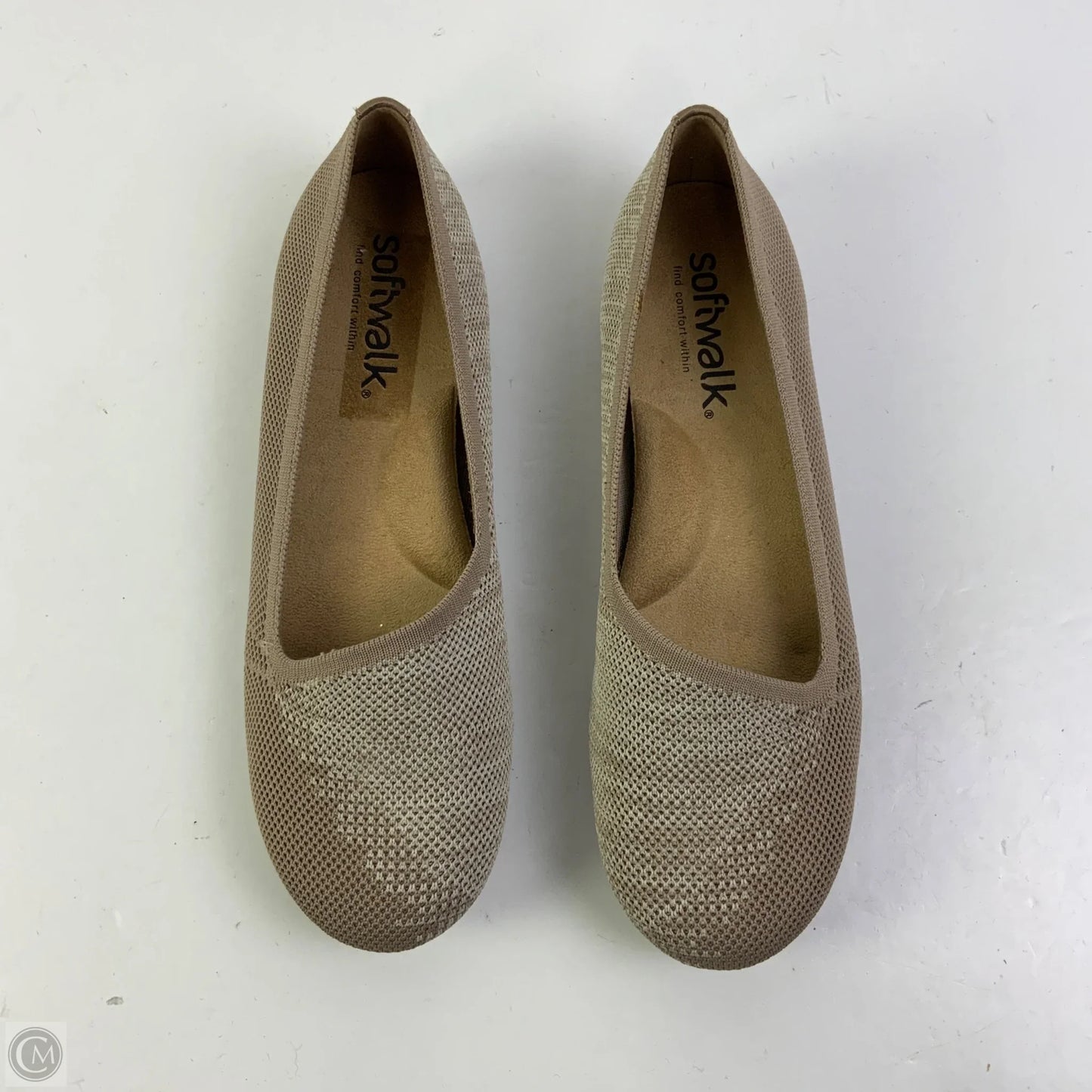 Shoes Flats By Clothes Mentor In Beige, Size: 8.5