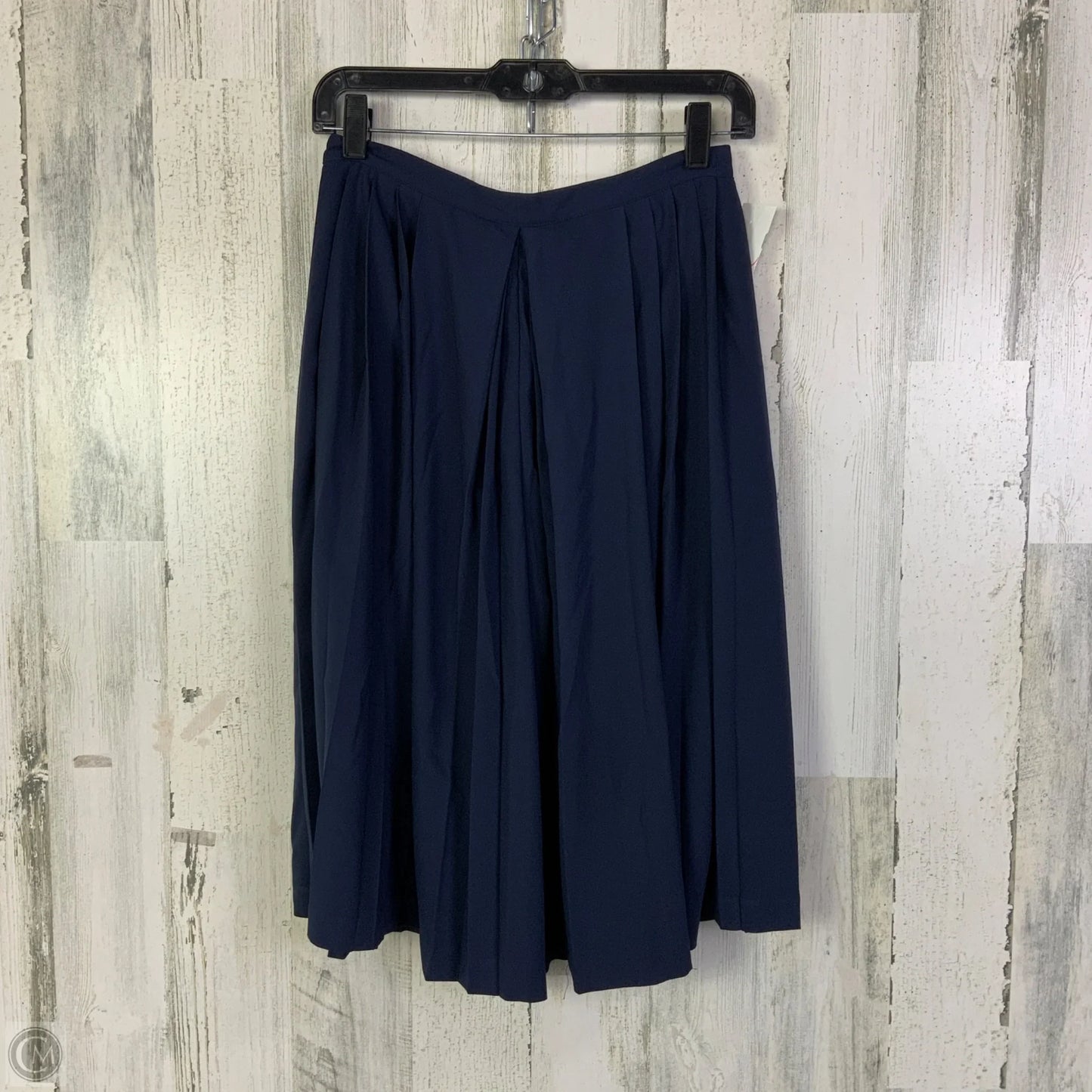 Capris Designer By Tory Burch In Navy, Size: Xs