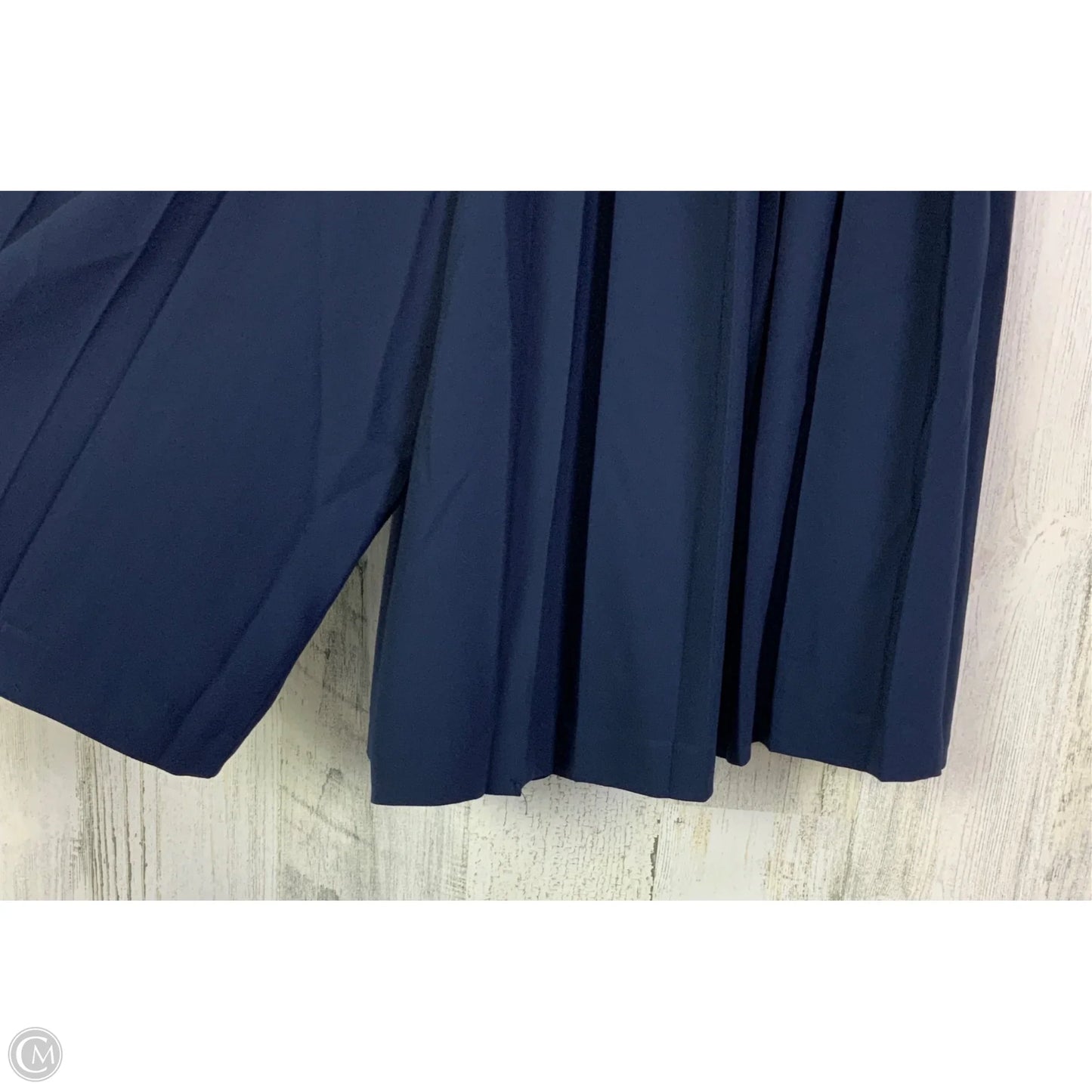 Capris Designer By Tory Burch In Navy, Size: Xs