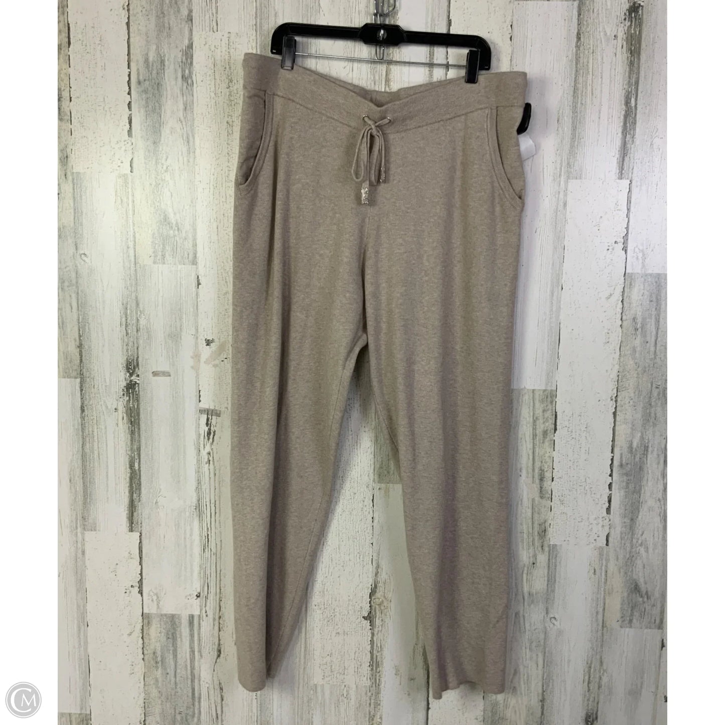 Pants Set 2pc By Chicos In Beige, Size: Xl