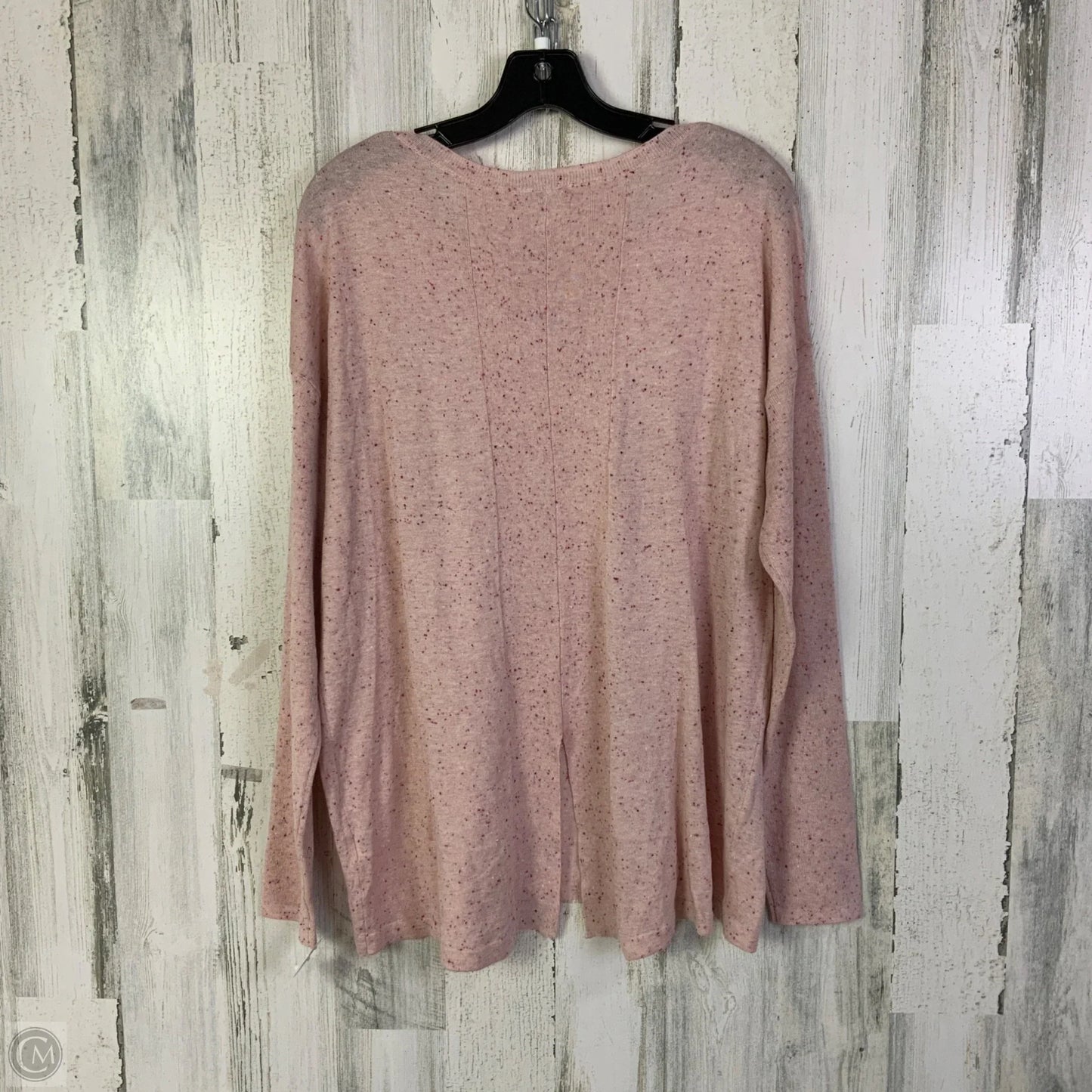 Top Long Sleeve By Halogen In Pink, Size: L