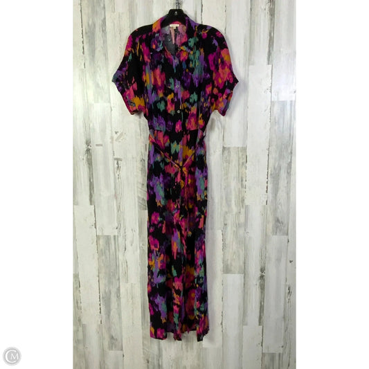 Jumpsuit By Jodifl In Black & Pink, Size: L