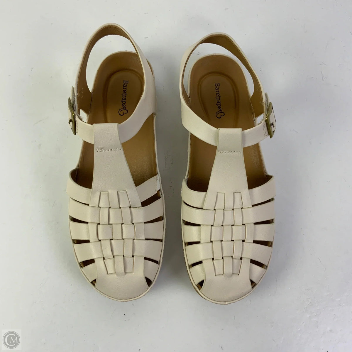 Sandals Flats By Bare Traps In Cream, Size: 9