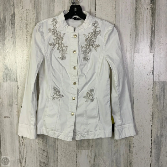 Jacket Other By White House Black Market In White, Size: Xs