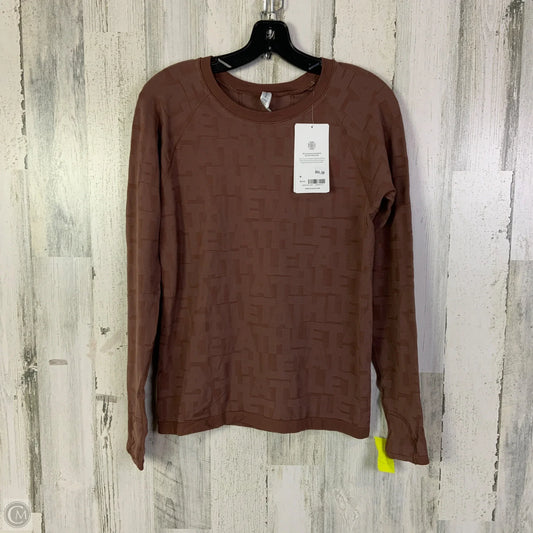 Athletic Sweatshirt Crewneck By Athleta In Brown, Size: M