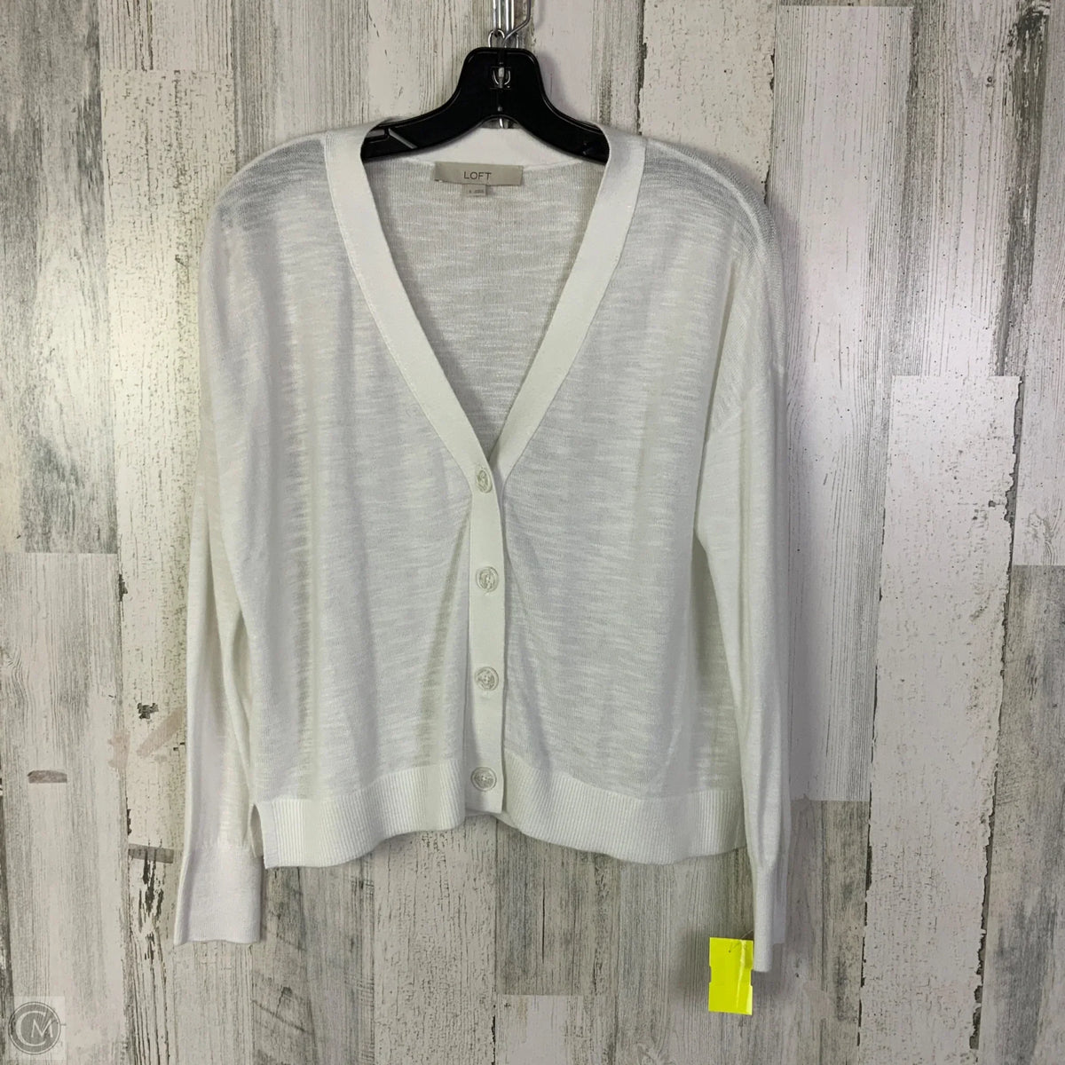 Cardigan By Loft In White, Size: S