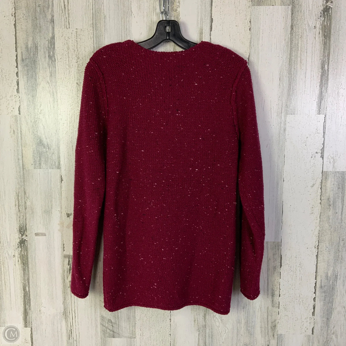 Sweater By Cabelas In Maroon, Size: M