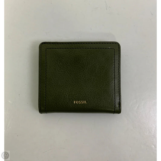 Wallet Leather By Fossil, Size: Small