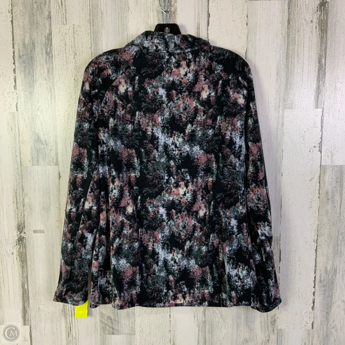 Athletic Jacket By Columbia In Black & Pink, Size: L