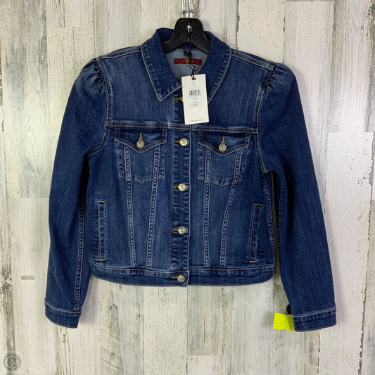 Jacket Denim By 7 For All Mankind In Blue Denim, Size: S
