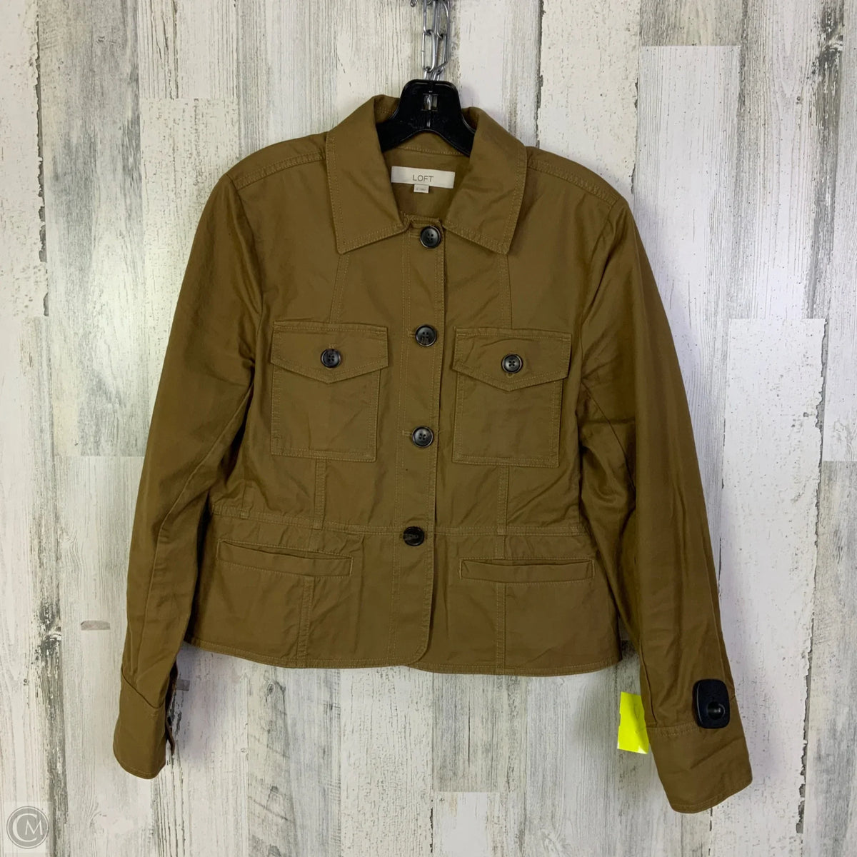 Jacket Utility By Loft In Brown, Size: S