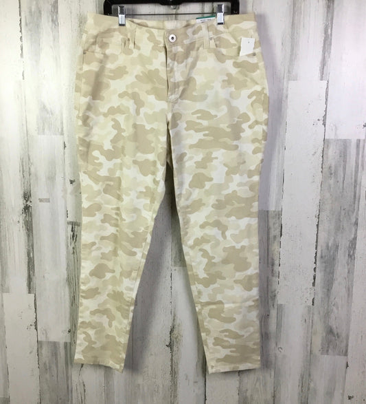 Jeans Skinny By Style And Company In Camouflage Print, Size: 16