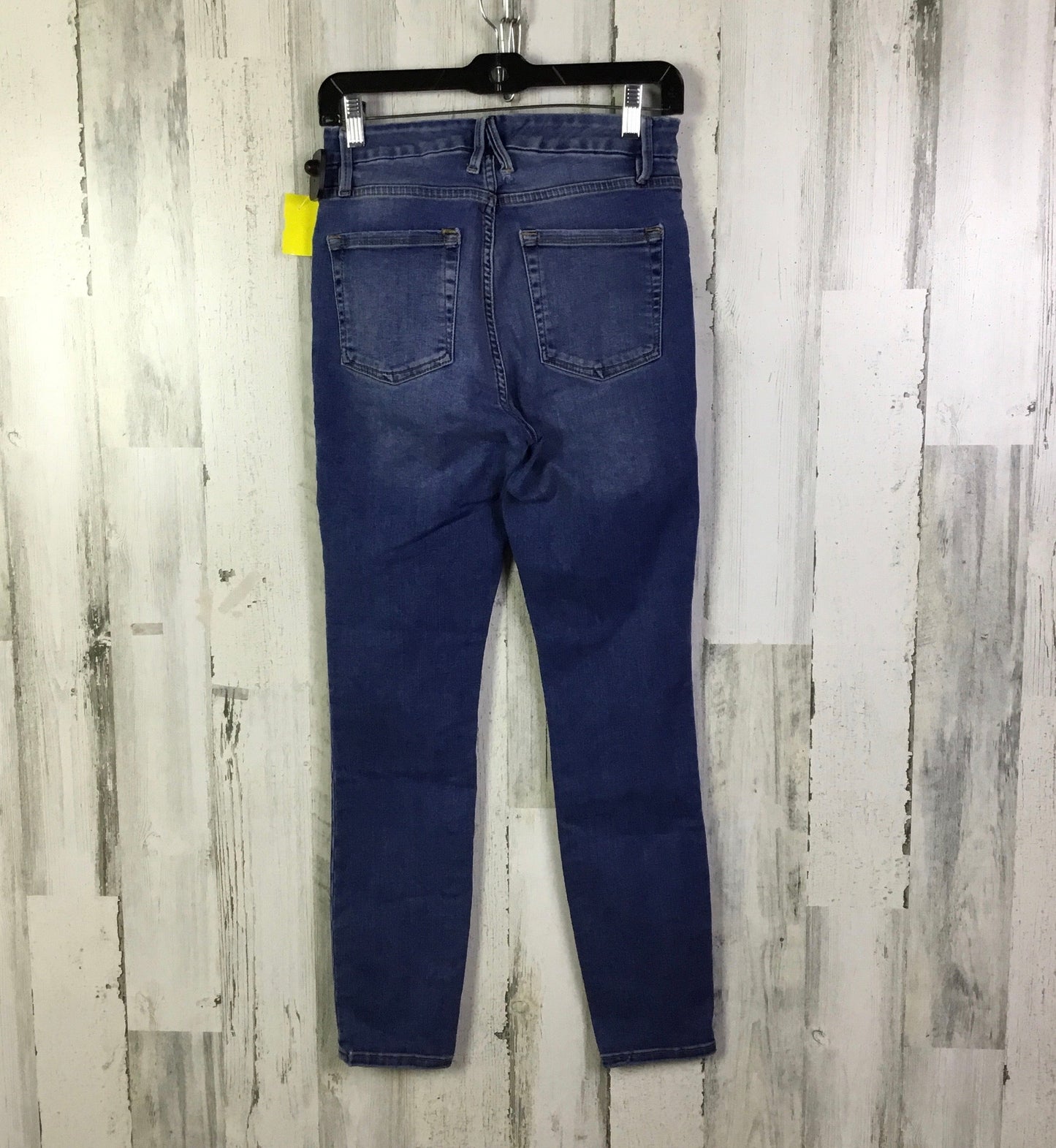 Jeans Skinny By Good American In Blue Denim, Size: 6