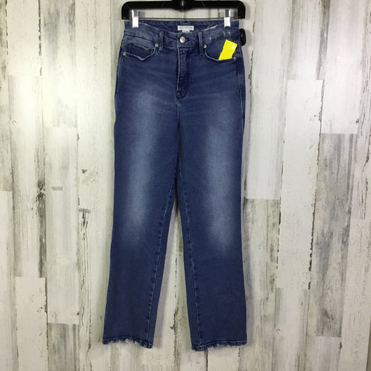 Jeans Straight By Good American In Blue Denim, Size: 2