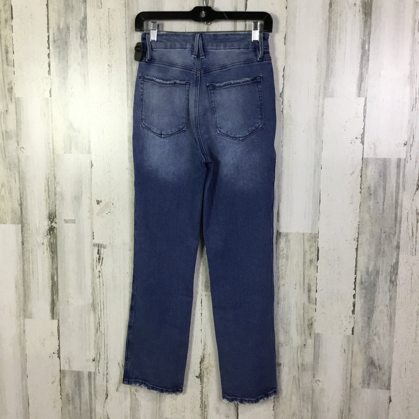 Jeans Straight By Good American In Blue Denim, Size: 2