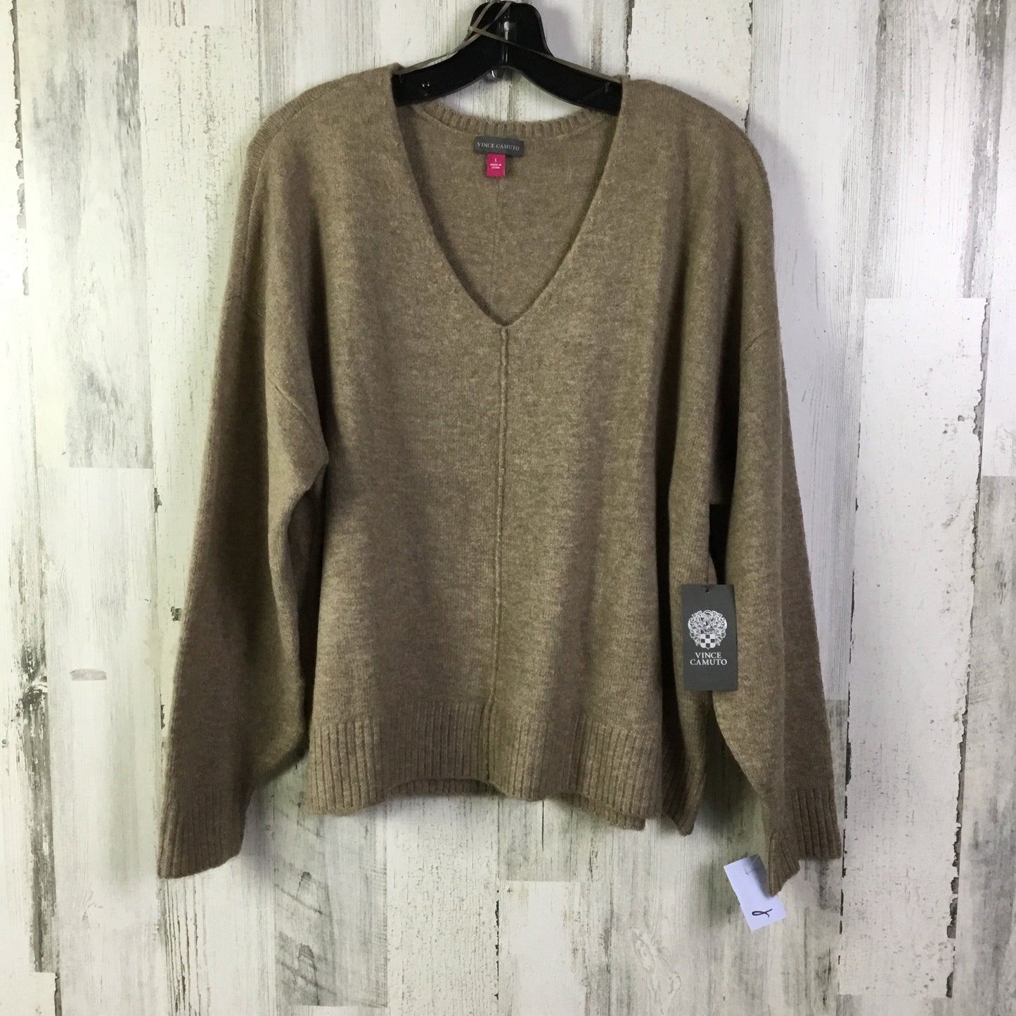 Sweater By Vince Camuto In Brown, Size: L