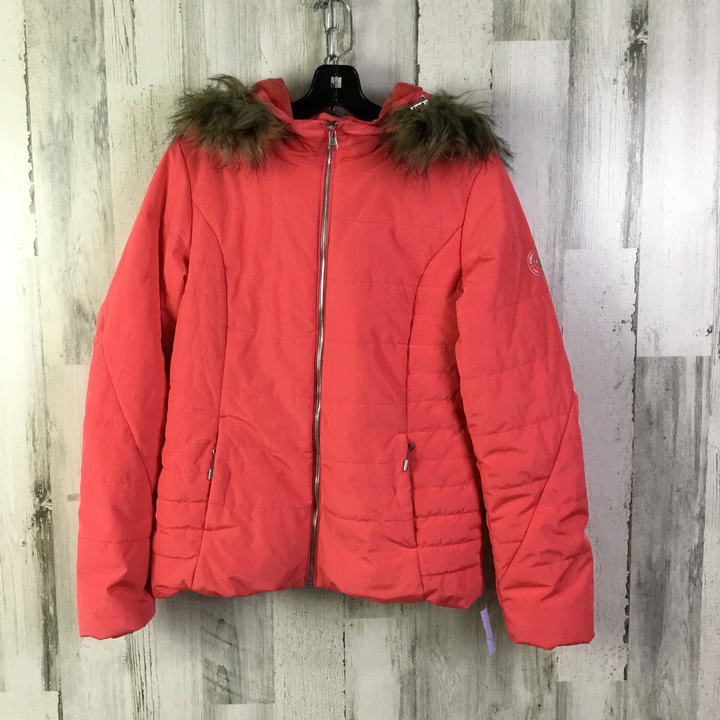 Jacket Puffer & Quilted By Cmc In Pink, Size: M