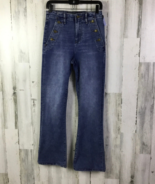 Jeans Flared By Karl Lagerfeld In Blue Denim, Size: 6