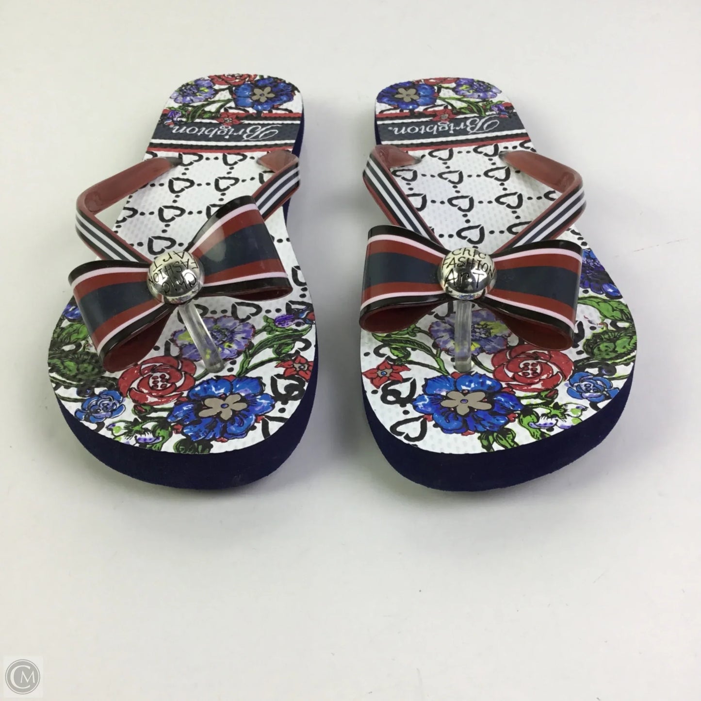 Sandals Flip Flops By Brighton In Blue, Size: 9