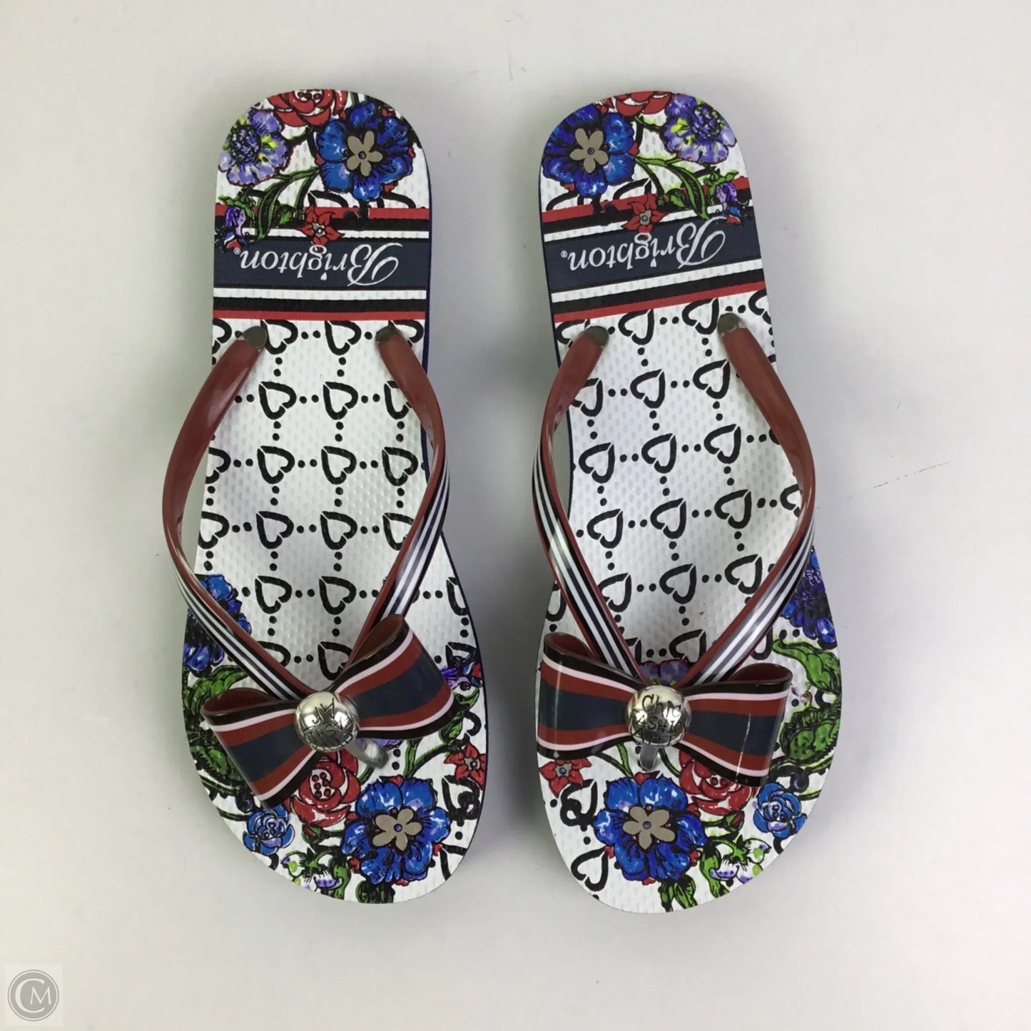 Sandals Flip Flops By Brighton In Blue, Size: 9