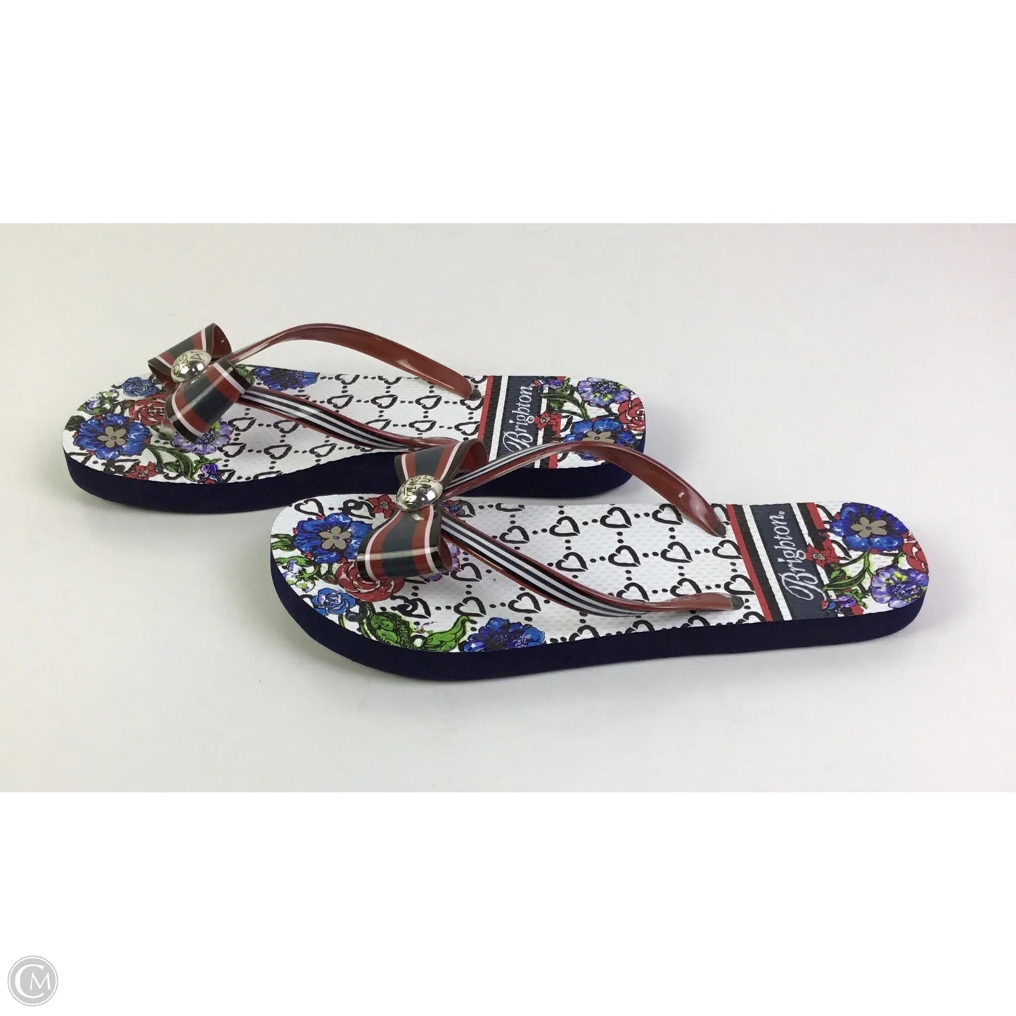 Sandals Flip Flops By Brighton In Blue, Size: 9