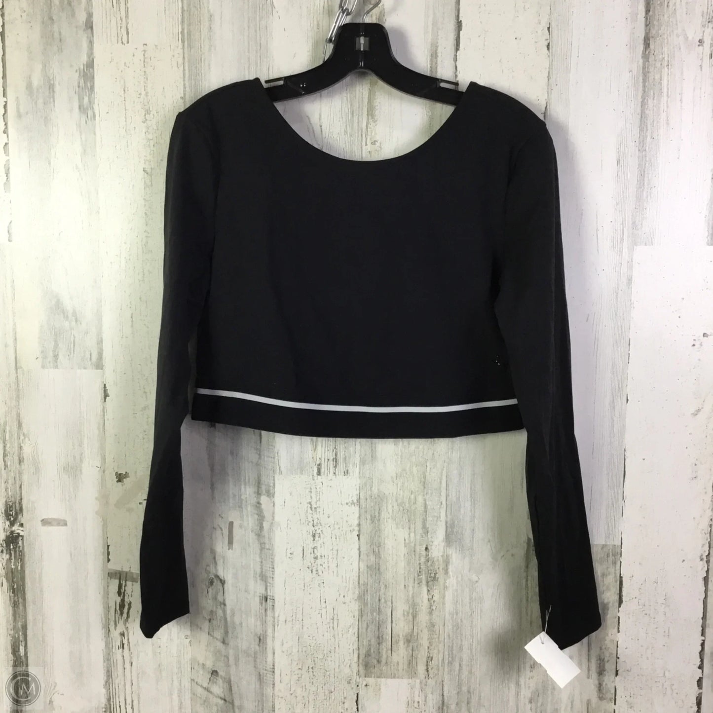 Athletic Top Long Sleeve Crewneck By Joy Lab In Black, Size: Xl