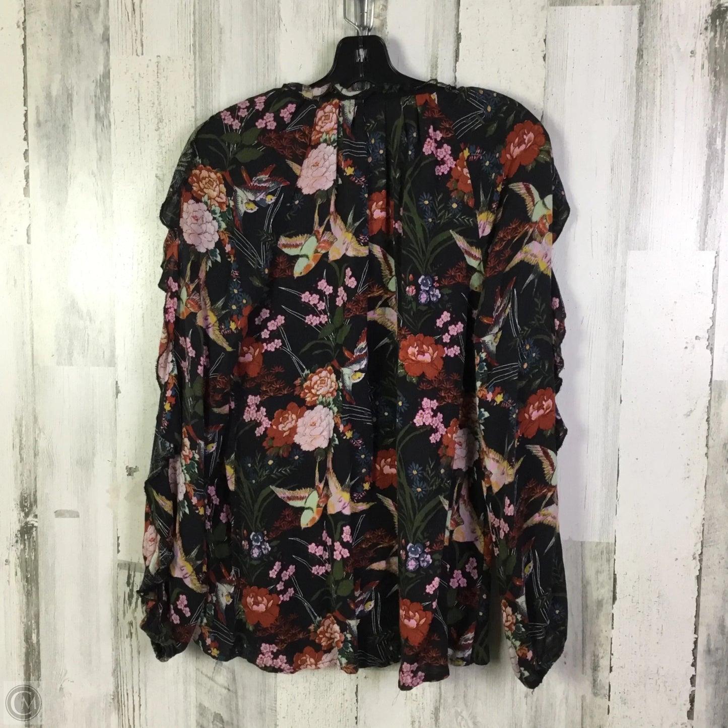 Top Long Sleeve By Jessica Simpson In Navy, Size: S