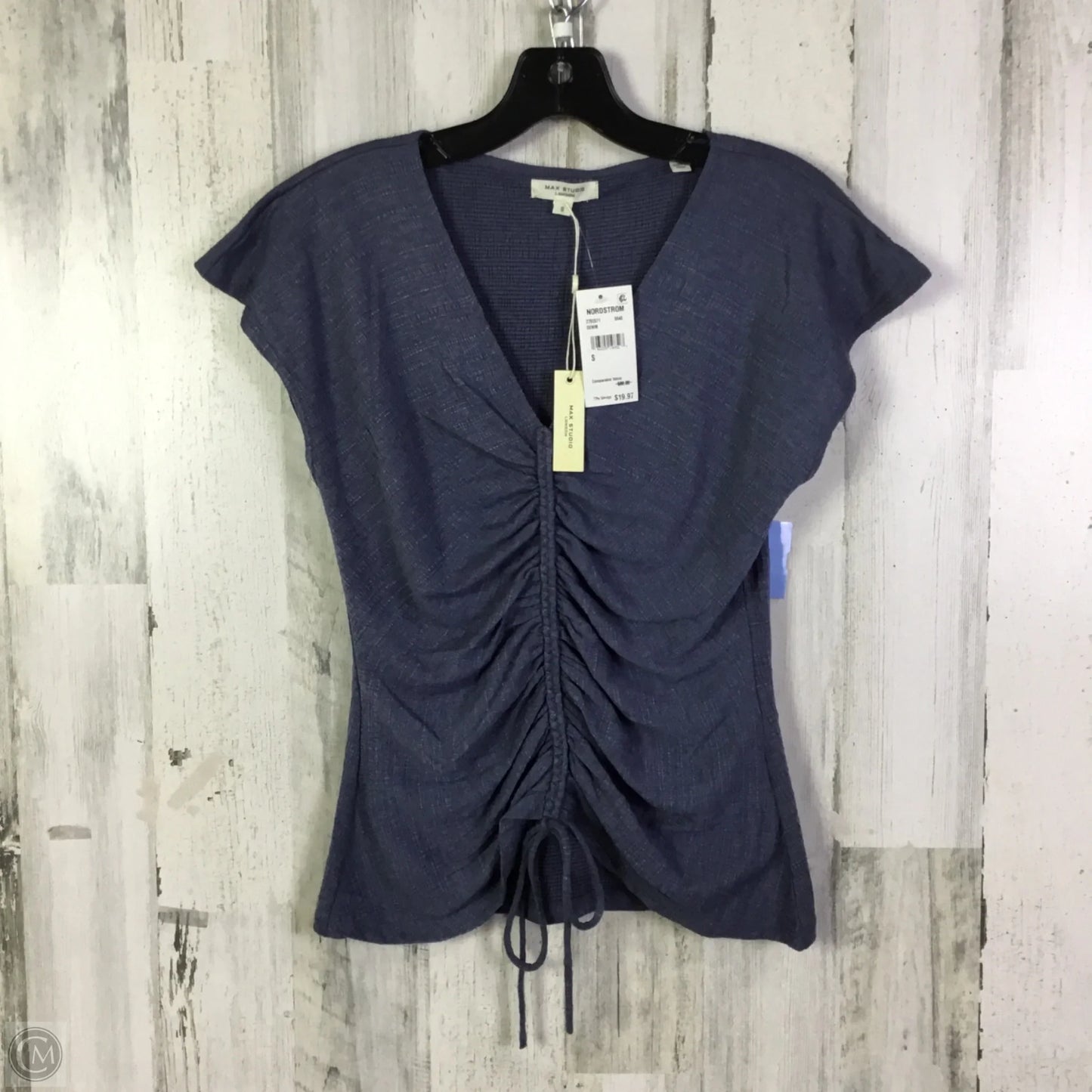 Top Sleeveless By Max Studio In Blue, Size: S
