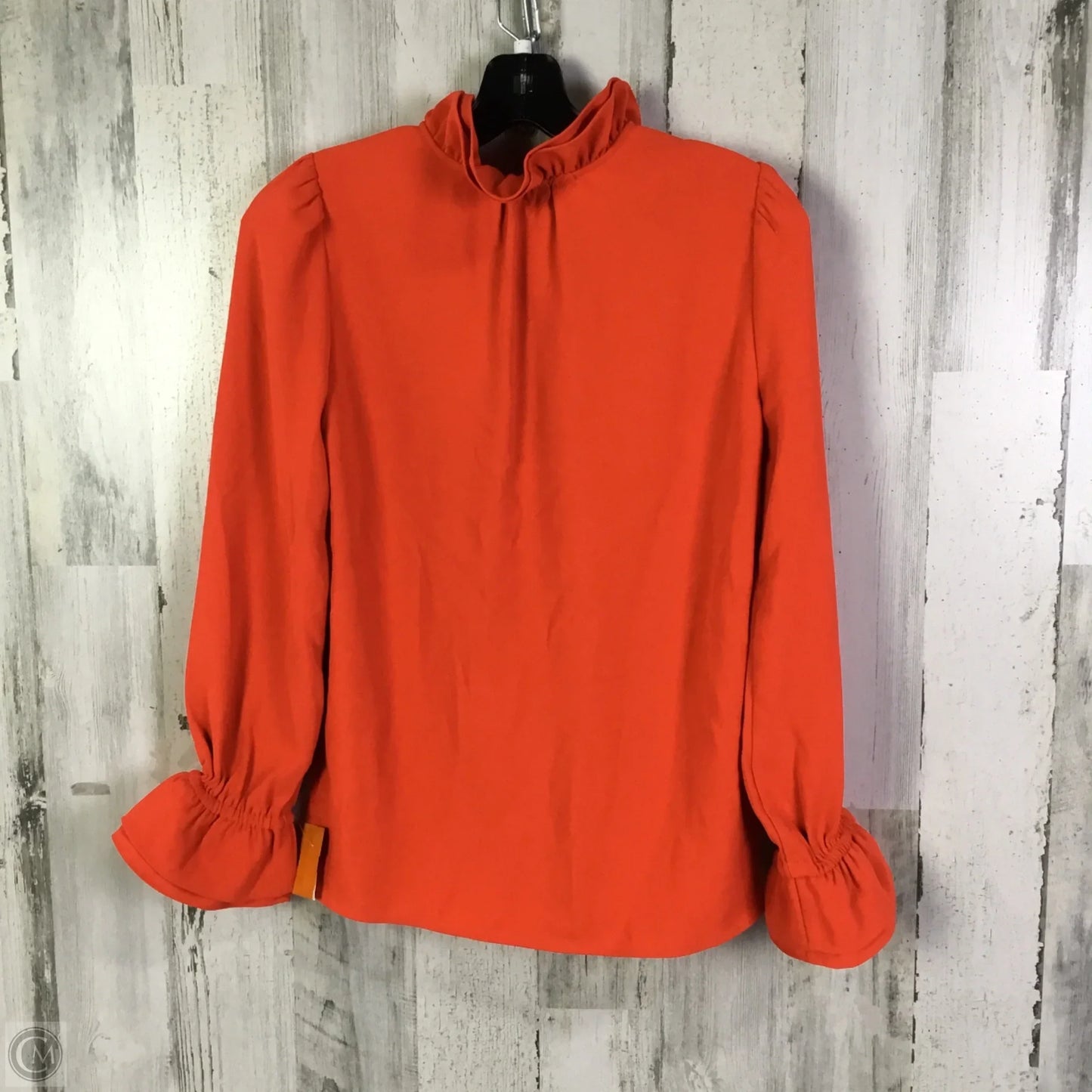 Top Long Sleeve By J. Crew In Orange, Size: Xxs
