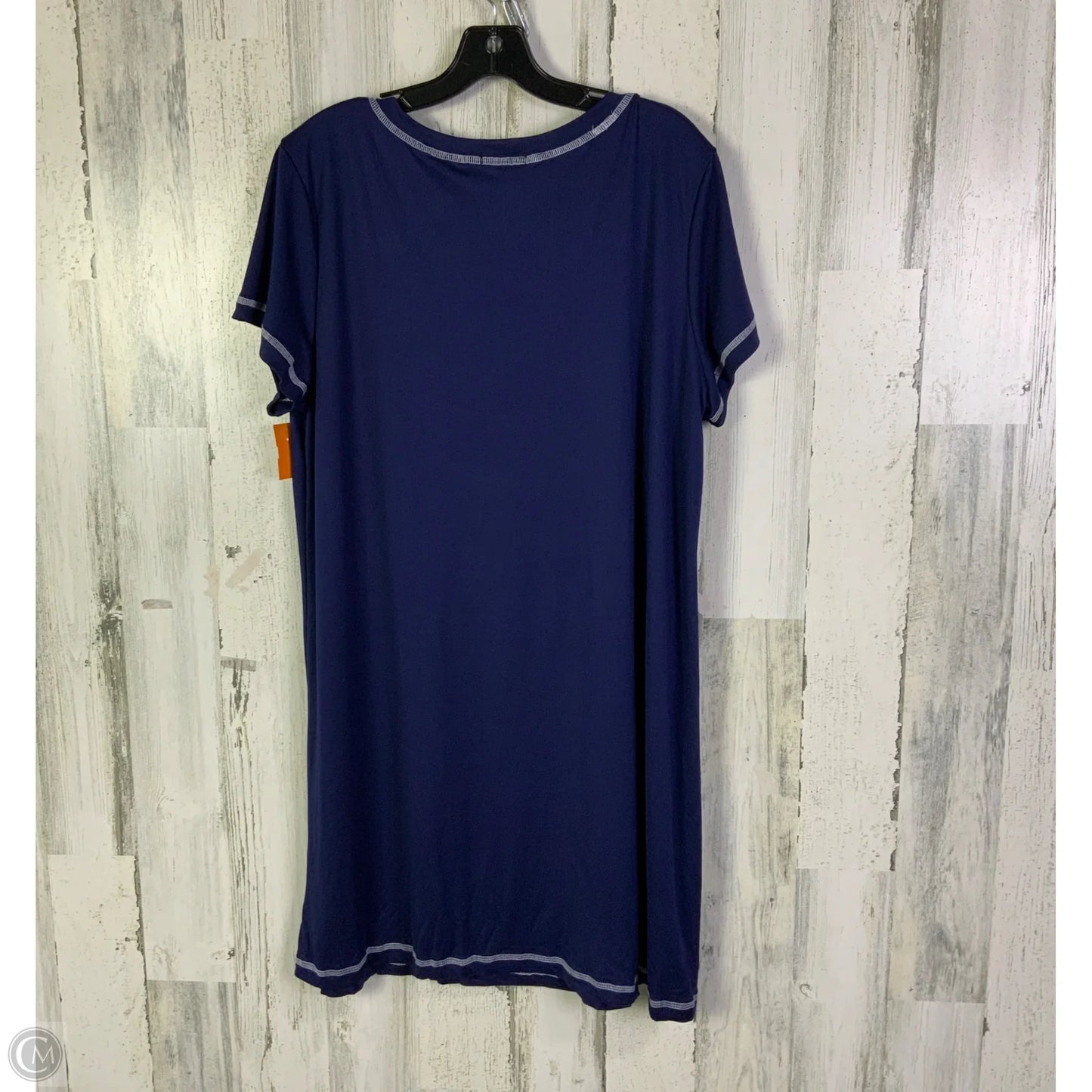 Nightgown By Ekouaer In Navy, Size: Xl