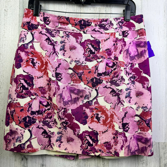 Purple Skirt Mini & Short Loft, Size 8