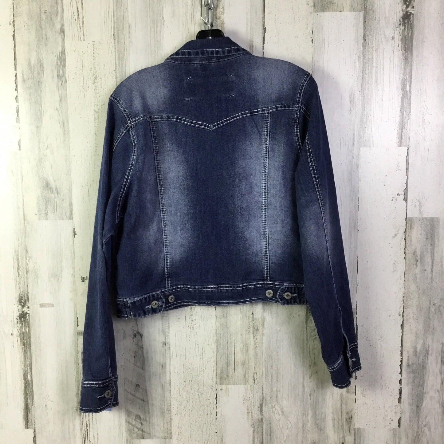 Jacket Denim By Maurices In Blue Denim, Size: Xl