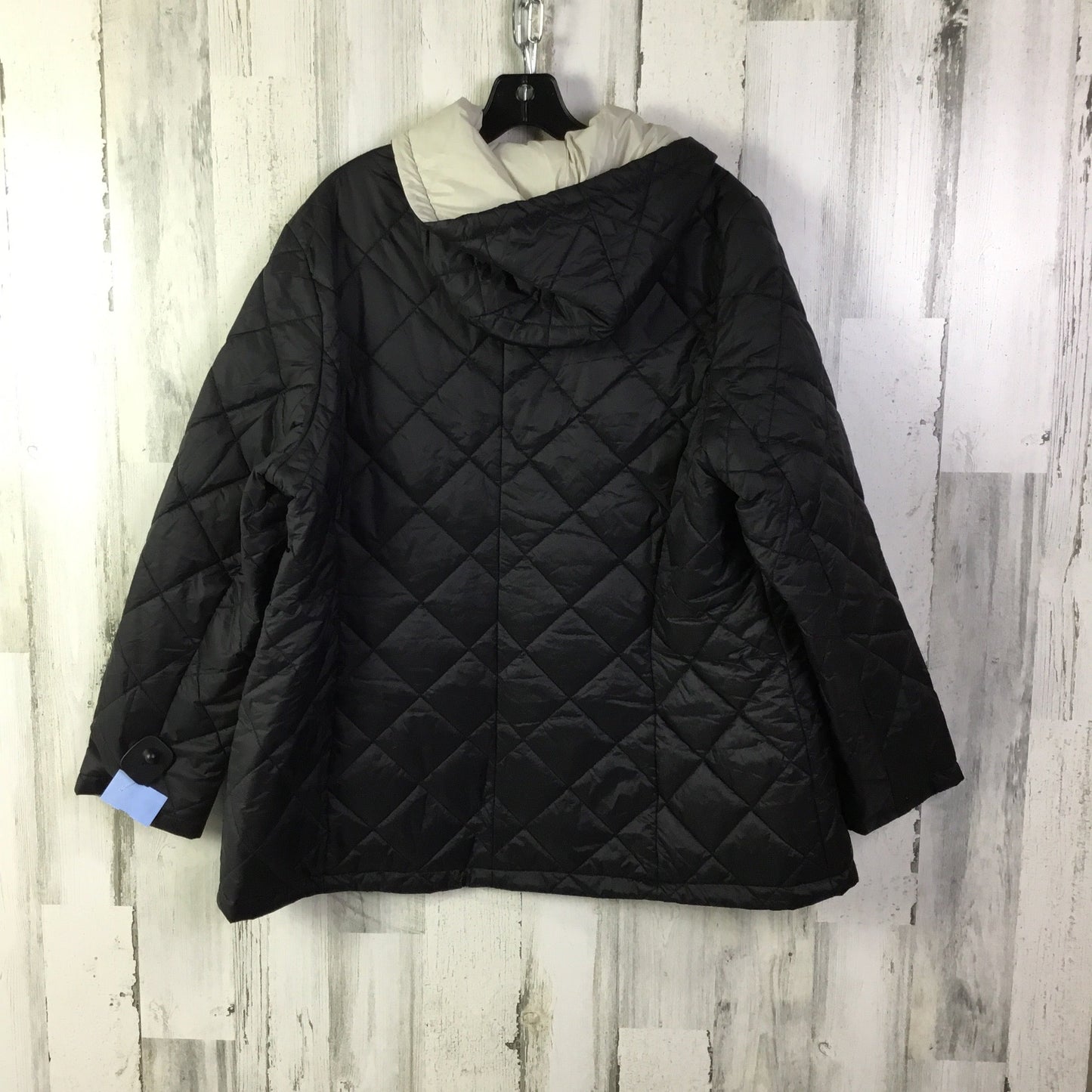 Coat Puffer & Quilted By Dennis Basso Qvc In Black, Size: 1x