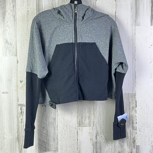 Athletic Jacket By Lululemon In Grey, Size: 6