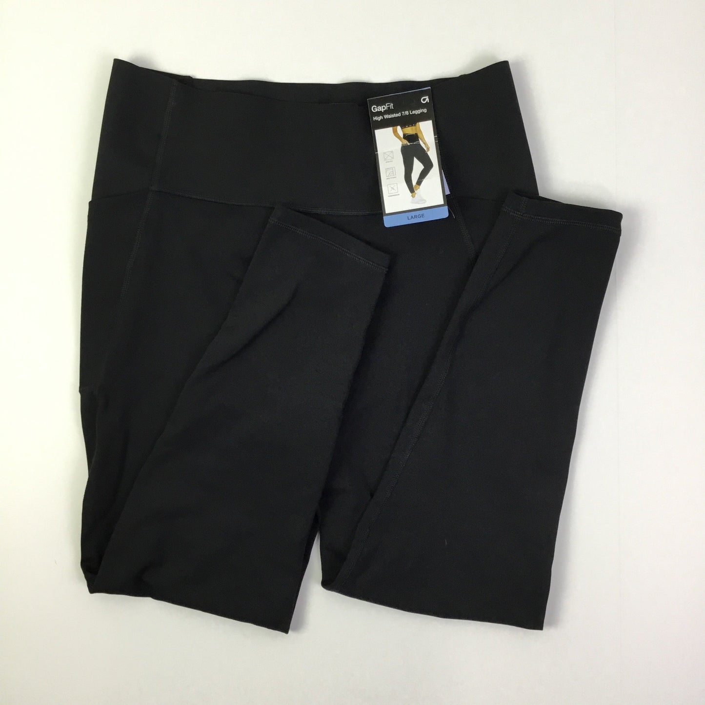 Athletic Leggings By Gapfit In Black, Size: L