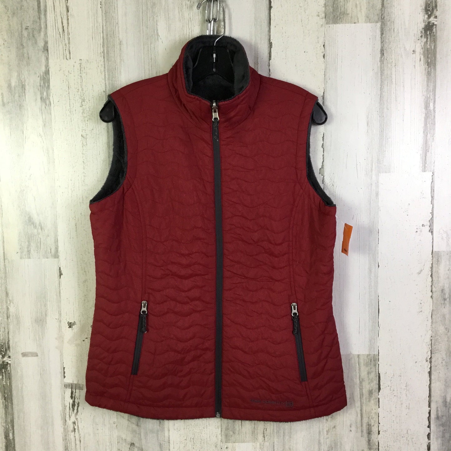 Vest Puffer & Quilted By Free Country In Red, Size: S